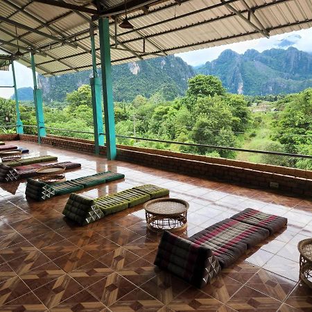 Blue Guesthouse Vang Vieng Exteriör bild